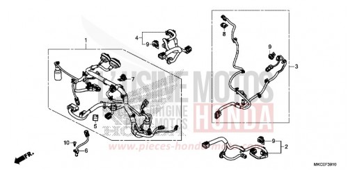 SUB HARNESS GL1800DAK de 2019